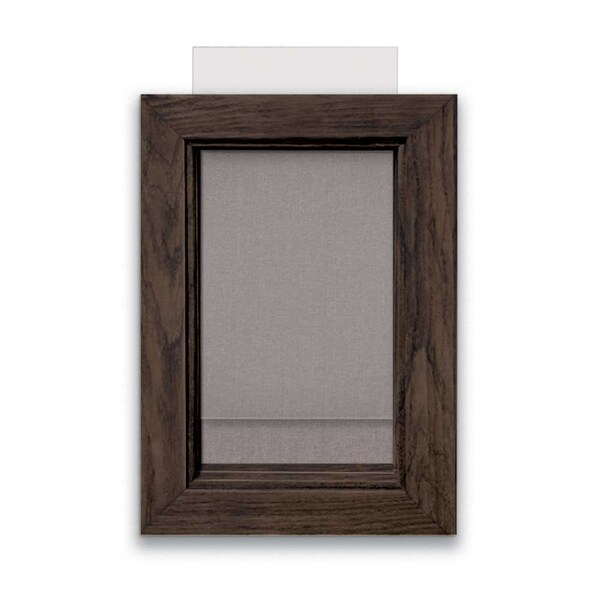 Indoor Enclosed Combo Board, 72"x36", Black Frame/Burgundy & Cloud